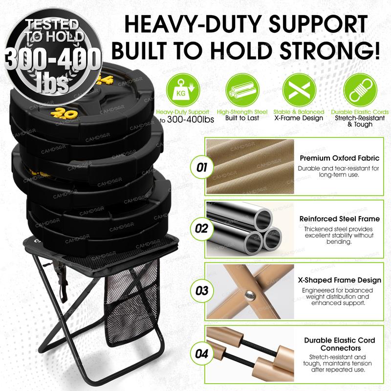 Outdoor Camping Chair Portable Folding Backpack Chair with Shoulder Straps