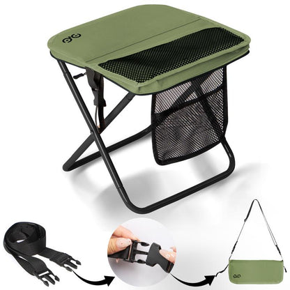 Outdoor Camping Chair Portable Folding Backpack Chair with Shoulder Straps